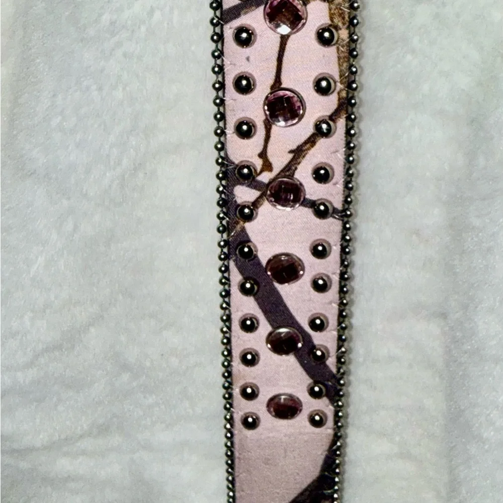 Nocona Black and Silver Western Belt